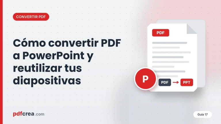 Cómo convertir PDF a PowerPoint y reutilizar tus diapositivas
