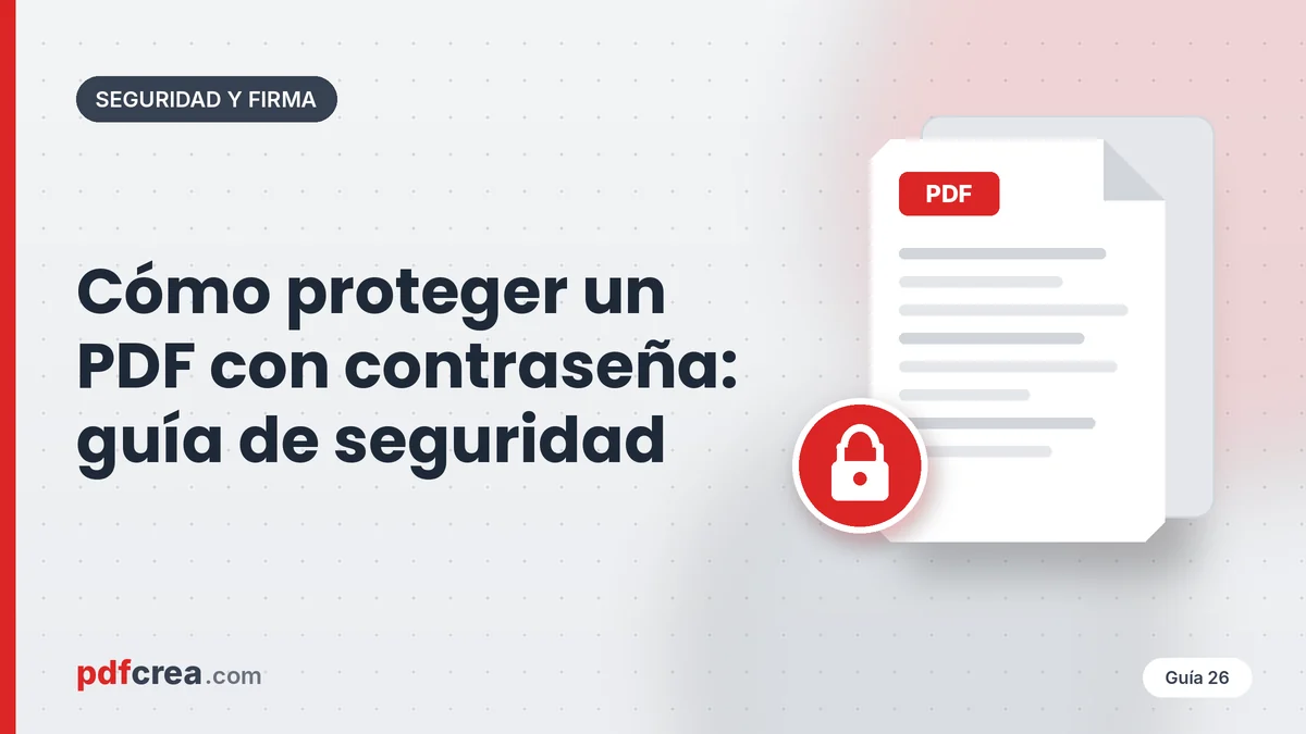 Cómo proteger un PDF con contraseña: guía de seguridad