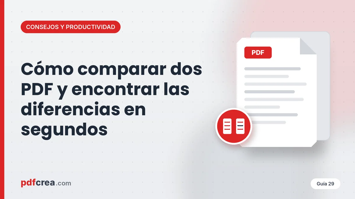 Cómo comparar dos PDF y encontrar las diferencias en segundos