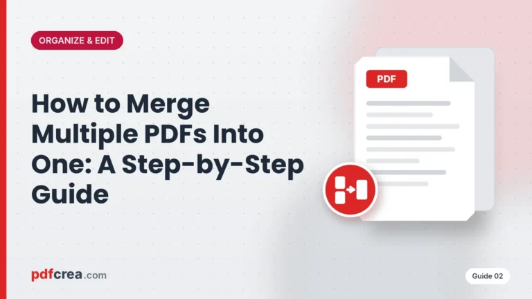 How to Merge Multiple PDFs Into One: A Step-by-Step Guide