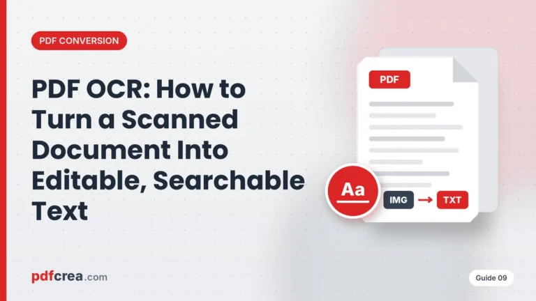 PDF OCR: How to Turn a Scanned Document Into Editable, Searchable Text