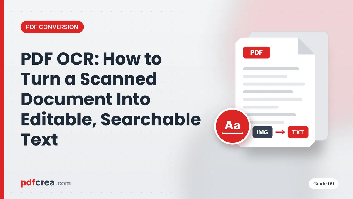PDF OCR: How to Turn a Scanned Document Into Editable, Searchable Text