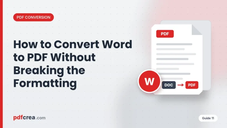 How to Convert Word to PDF Without Breaking the Formatting