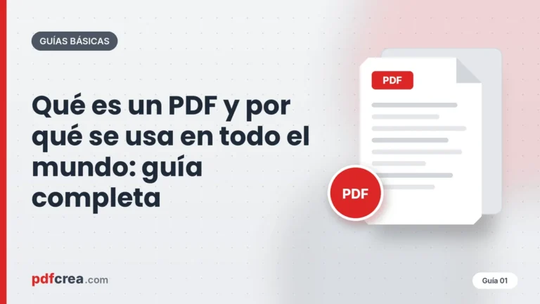 Qué es un PDF y por qué se usa en todo el mundo: guía completa